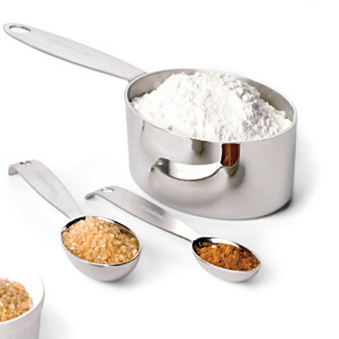 Image of Cuisipro Stainless Steel Measuring Cups and Spoon Set _2 Sets - Cuisipro USA