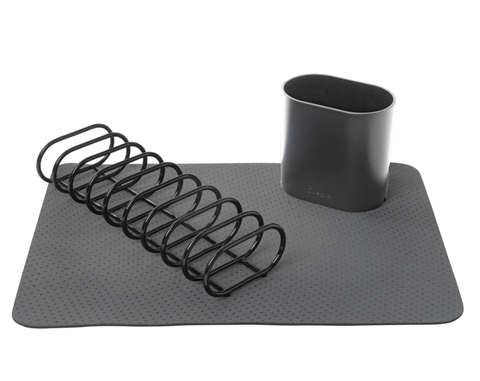 Image of Cuisipro Compact Dish Rack Set – Charcoal – image 7