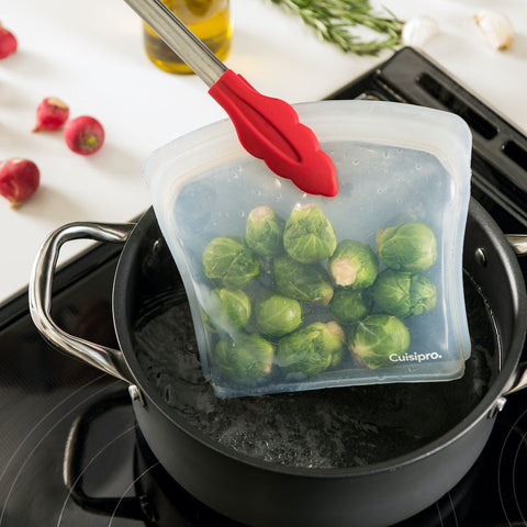 Image of Cuisipro Reusable Bags Clear 800ml