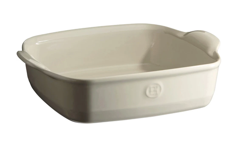 Image of Emile Henry Square Ceramic Baking Dish, 28 × 23 cm – Argile – image 3