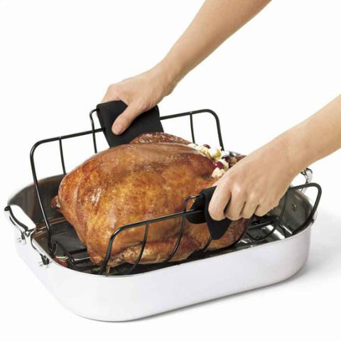 Image of Cuisipro Folding Non-Stick Roasting Rack – image 2