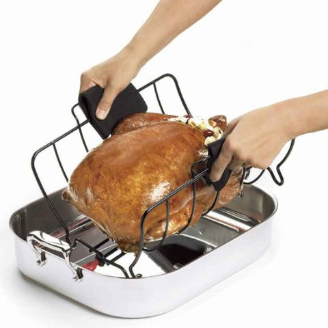 Image of Cuisipro Folding Non-Stick Roasting Rack – image 3