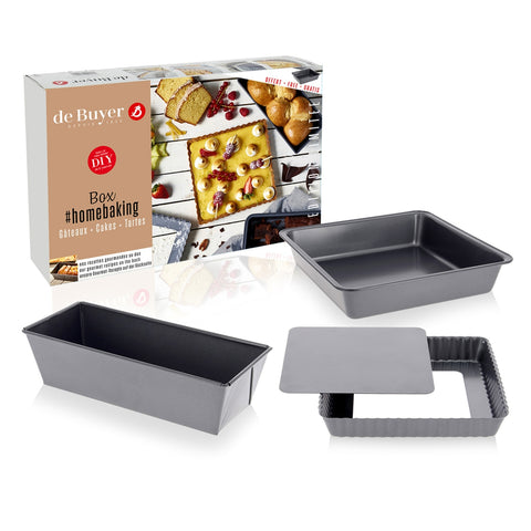 Image of de Buyer Home Baking Box – 3-Piece Cake & Tart Set – image 3