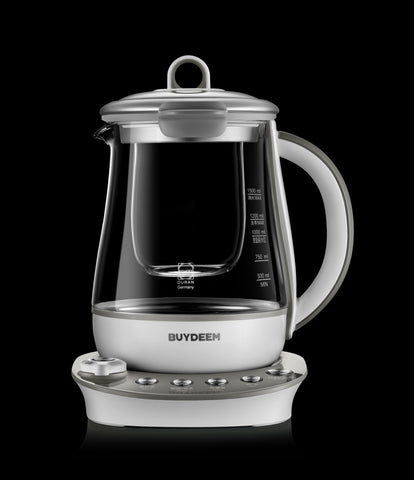 Image of Buydeem Health-Care Beverage 9-in-1 Brew Cooker Kettle, 1.5L, Grey (K2683)