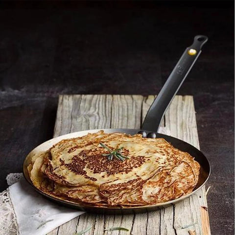 Image of de Buyer Beeswax-Coated Iron Crepe Pan