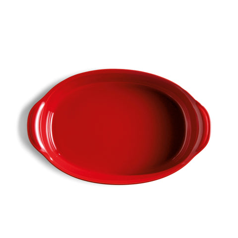 Image of Emile Henry Ultime Oval Baking Dish with Handles, 2.3 L
