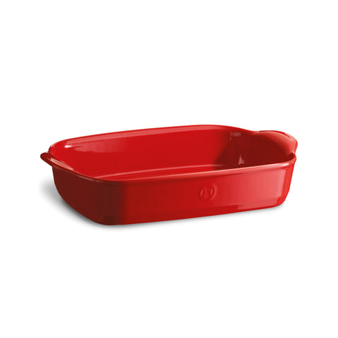 Image of Emile Henry Ultime Rectangular Baking Dish with Handles, 2.7 L