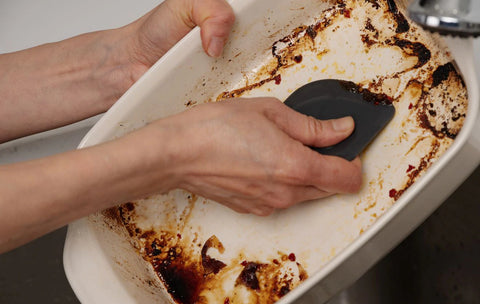 Image of 美食碗刮刀兩件式Soft Grip Pan Scrapper 2 Pack