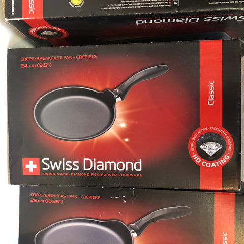 Image of Swiss Diamond Diamond-Coated Non-Stick Fry Pan, 24 cm