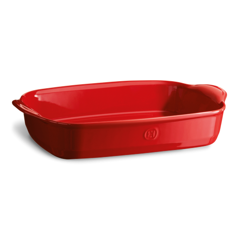 Image of Emile Henry Ultime Rectangular Baking Dish with Handles, 4 L