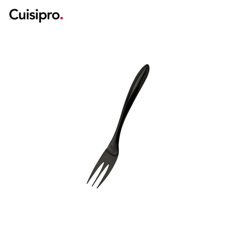 Image of Cuisipro Tempo Noir Black Stainless Steel Fork, Small