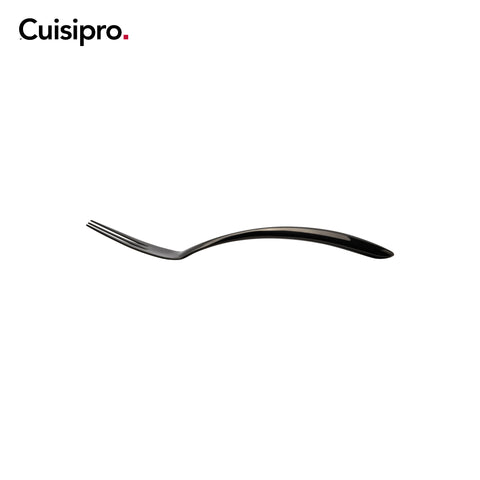 Image of Cuisipro Tempo Noir Black Stainless Steel Fork, Small