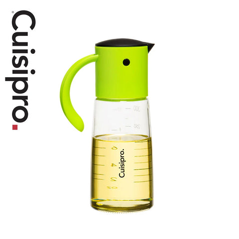 Image of Cuisipro Auto Open-Close Drip-Free Glass Oil Dispenser, 300 ml