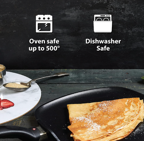 Image of Swiss Diamond Square Non-Stick Fry Pan, 28 cm – Induction – image 3