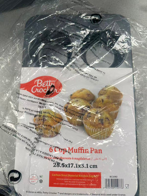 Betty Crocker 6-Cup Non-Stick Muffin Pan