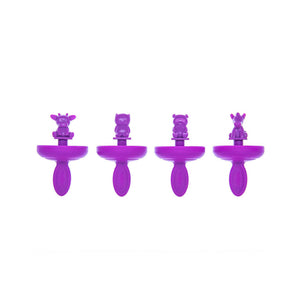 Cuisipro Purple Mini Farm Pop Mold Set of 4