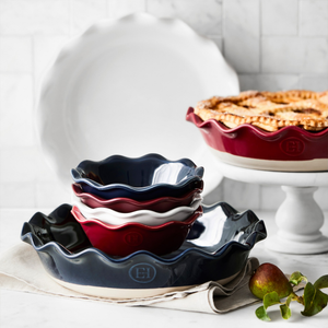 Emile Henry Fluted Ceramic Pie Dish, 26 cm / 1.4 L