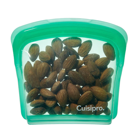Image of Cuisipro Platinum Silicone Food Bags, 200 ml – Green, Set of 2 – main image