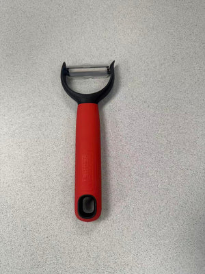 Betty Crocker Stainless Steel Peeler – Red Handle