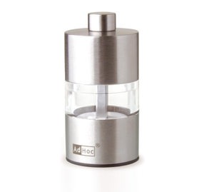 AdHoc Mini Stainless Steel Salt & Pepper Mill