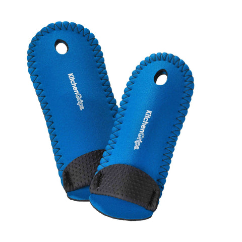 Image of Kitchen Grips FLXaPrene Pan Handle Holder_Set of 2 - Blueberry