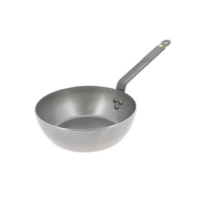 de Buyer Beeswax-Coated Iron Deep Saute Pan