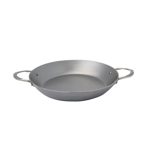 Image of de Buyer Beeswax-Coated Iron Seafood Pan with Two Handles, 32 cm