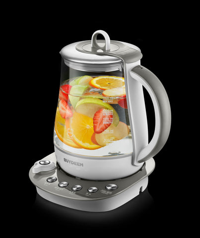 Image of Buydeem Health-Care Beverage 9-in-1 Brew Cooker Kettle, 1.5L, Grey (K2683)