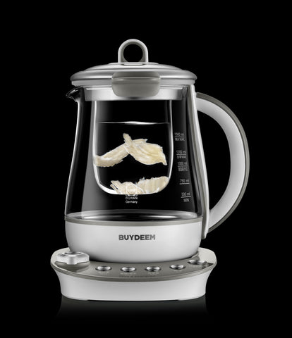 Image of Buydeem Health-Care Beverage 9-in-1 Brew Cooker Kettle, 1.5L, Grey (K2683)
