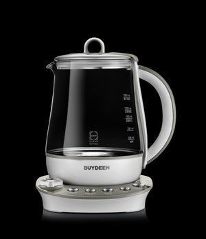 Buydeem Health-Care Beverage 9-in-1 Brew Cooker Kettle, 1.5L, Grey (K2683)