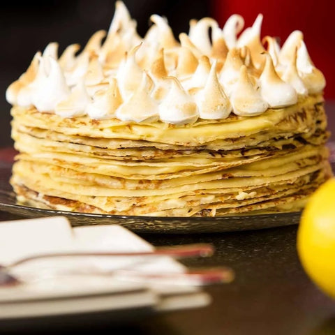 Image of de Buyer Beeswax-Coated Iron Crepe Pan