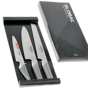 Global G-9211 Essential Home Knife Set, 3-Piece