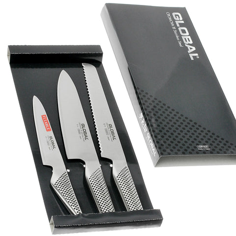 Image of Global G-9211 Essential Home Knife Set, 3-Piece