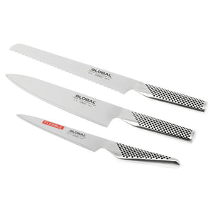 Global G-9211 Essential Home Knife Set, 3-Piece
