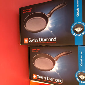 Swiss Diamond Diamond-Coated Non-Stick Fry Pan for Induction, 24 cm