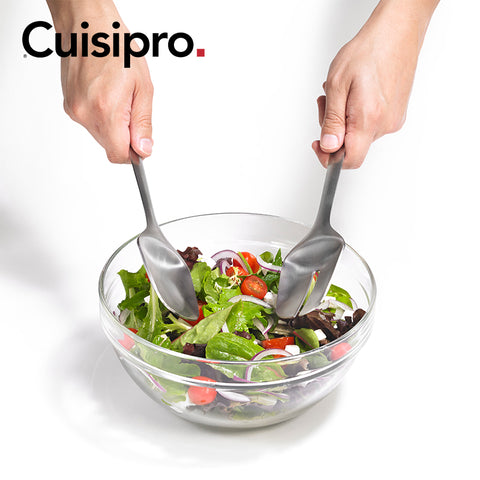 Image of Cuisipro Stainless Steel Multi-Use Salad Tongs