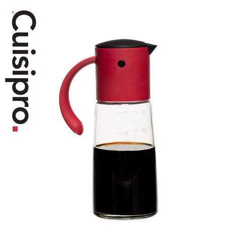 Image of Cuisipro Auto Open-Close Drip-Free Glass Oil Dispenser, 300 ml